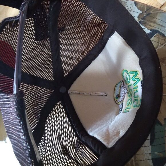 Vintage Ducks Unlimited Green Wing Camouflage Trucker Snap Back Hat - Picture 8 of 10